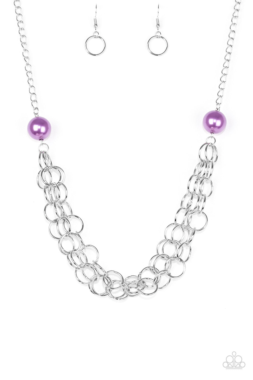 Daring Diva Purple Necklace - Paparazzi Accessories 