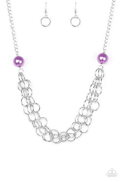 Daring Diva Purple Necklace - Paparazzi Accessories 