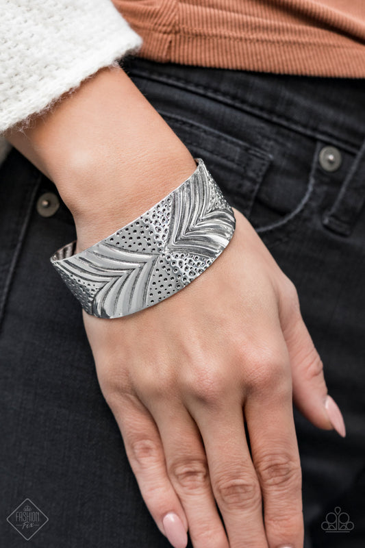 Geo Guru Silver Bracelet - Paparazzi Accessories 