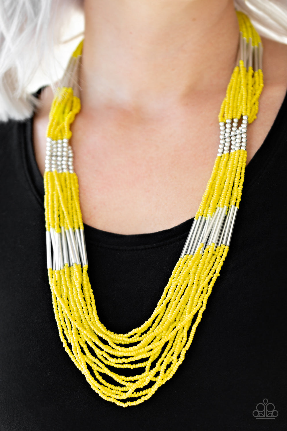 Let It BEAD - Yellow - Paparazzi Accessories - Paparazzi Accessories 