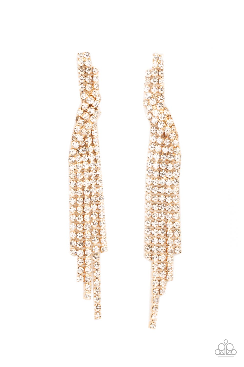 Cosmic Candescence - Gold Earrings - Paparazzi Accessories 