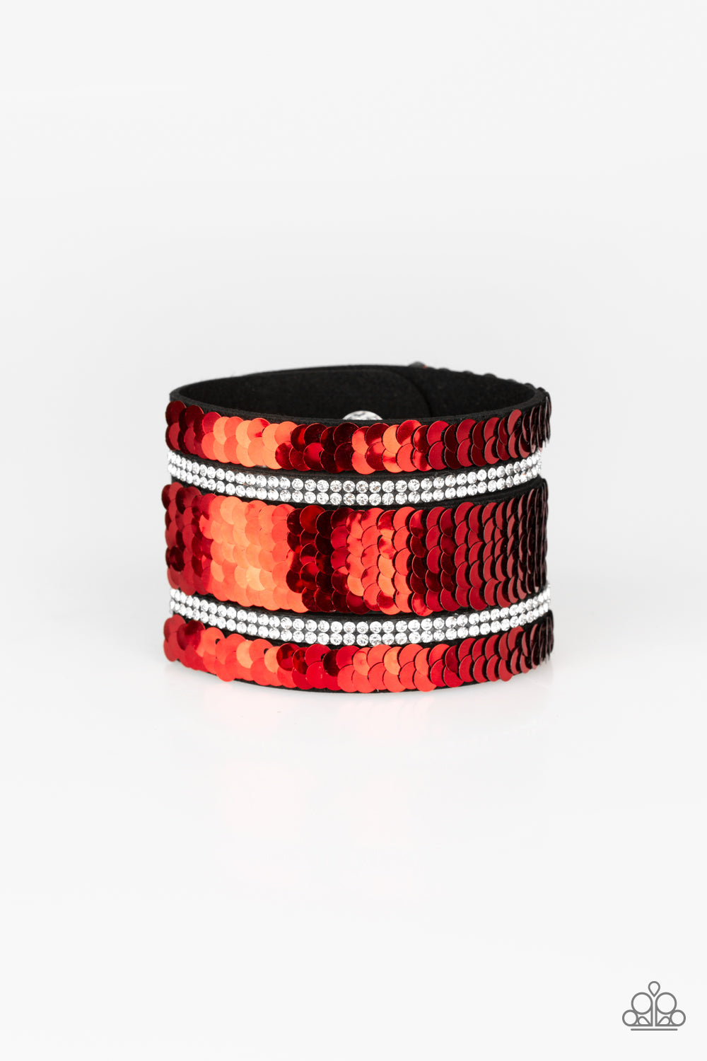 MERMAID Service Red Urban Bracelet - Paparazzi Accessories 