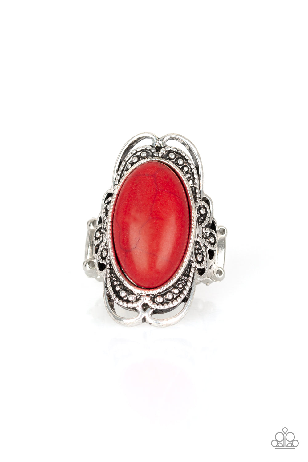 Desert Flavor - Red Ring- Paparazzi Accessories - Paparazzi Accessories 
