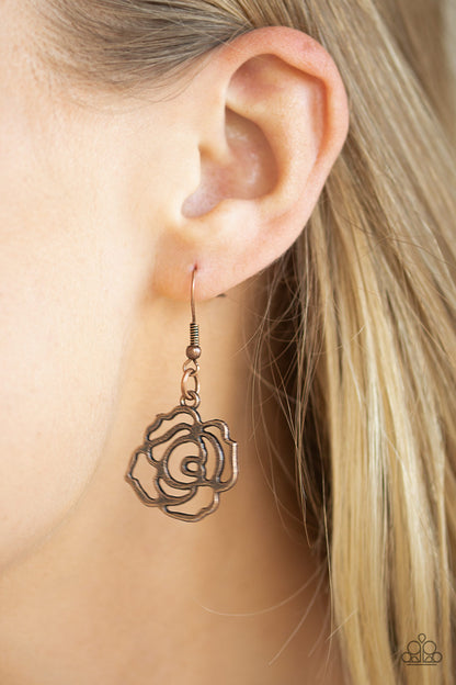 Budding Beauty Copper Necklace - Paparazzi Accessories 