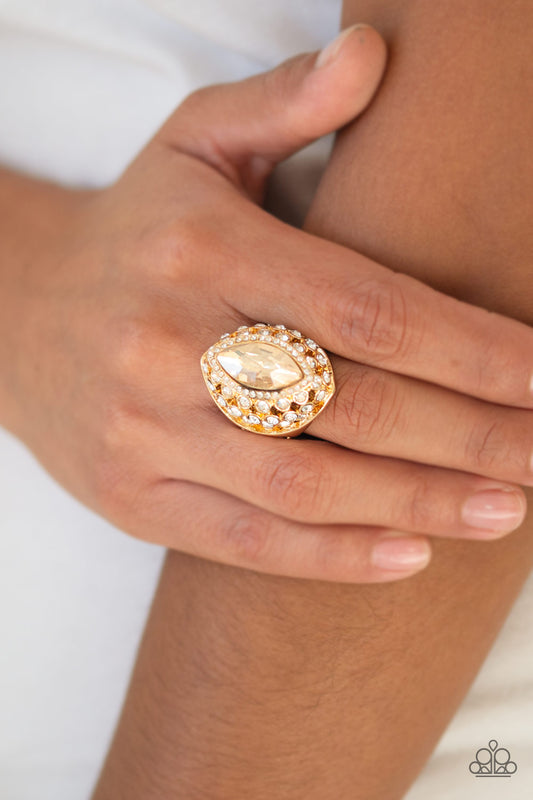 Royal Radiance - Gold - Paparazzi Accessories - Paparazzi Accessories 