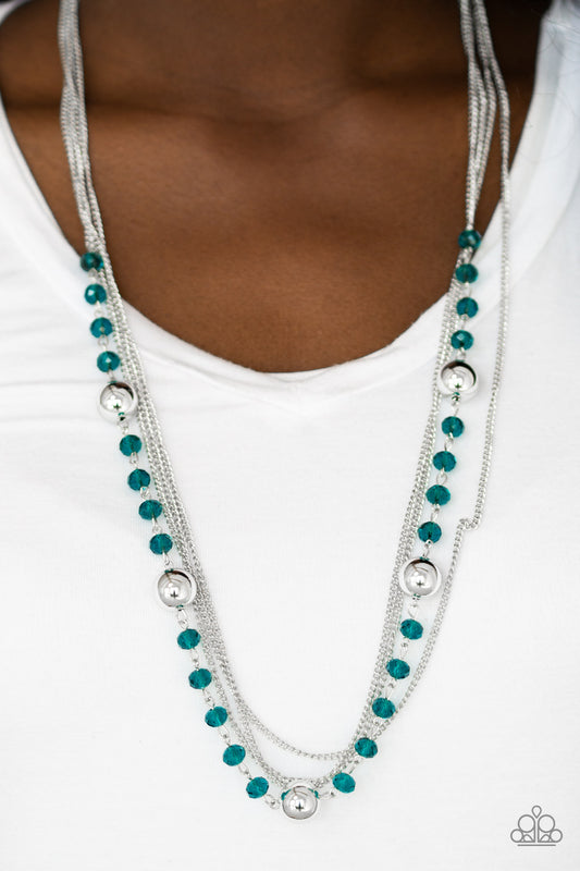 High Standards Blue Necklace - Paparazzi Accessories 