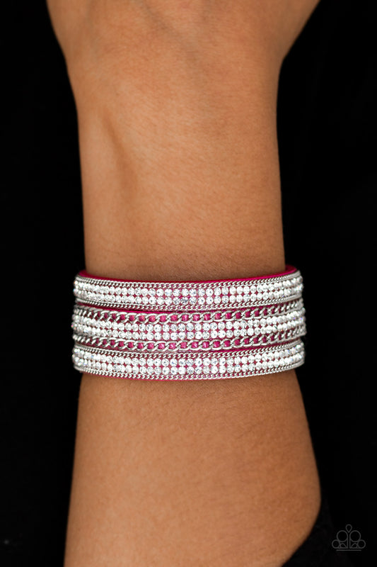 Dangerously Drama Queen Pink Bracelet - Paparazzi Accessories 