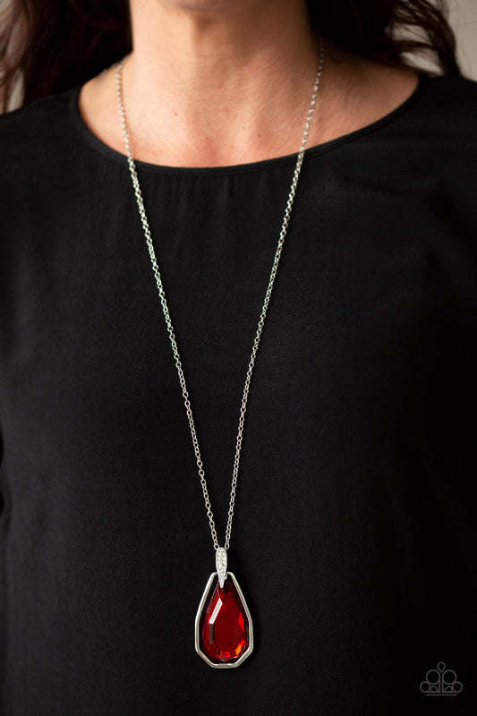 Maven Magic - Red- Paparazzi Accessories - Paparazzi Accessories 