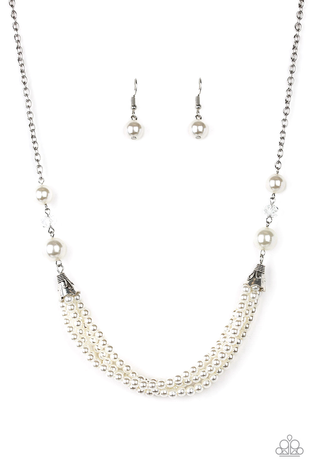 One-WOMAN Show - White - Paparazzi Accessories - Paparazzi Accessories 