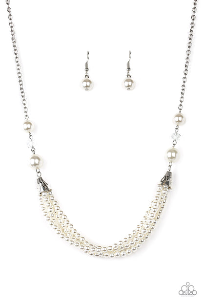 One-WOMAN Show - White - Paparazzi Accessories - Paparazzi Accessories 