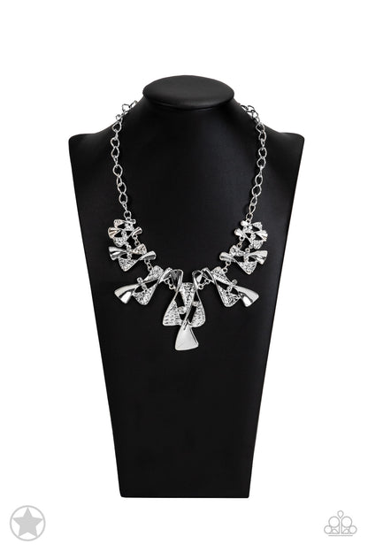 The Sands of Time - Silver Necklace - Paparazzi Accessories - Paparazzi Accessories 