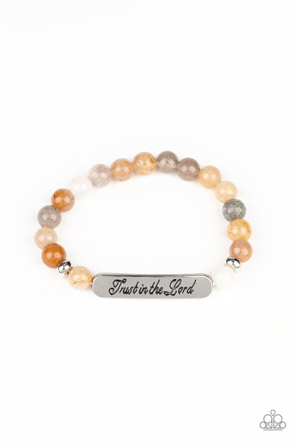 Keep the Trust - Brown Bracelet - Paparazzi Accessories - Paparazzi Accessories 