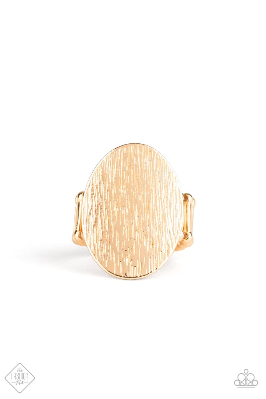 Blazing Brilliance - Gold Ring - Paparazzi Accessories - Paparazzi Accessories 